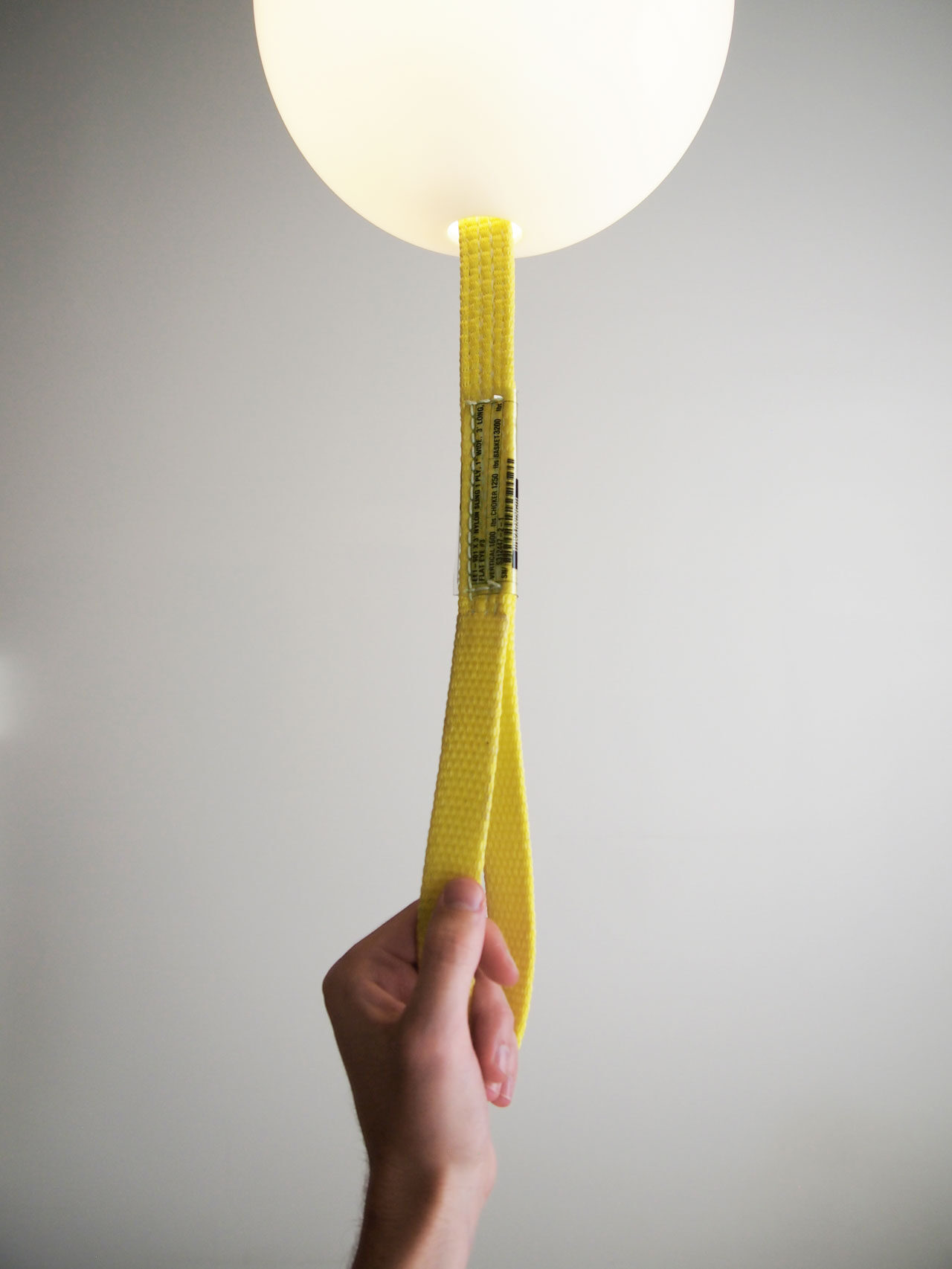 DIY globe pendant light designed by Aandersson