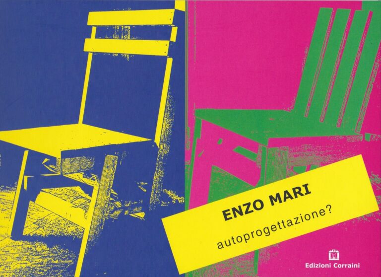 Enzo Mari autoprogettazione DIY design instruction book