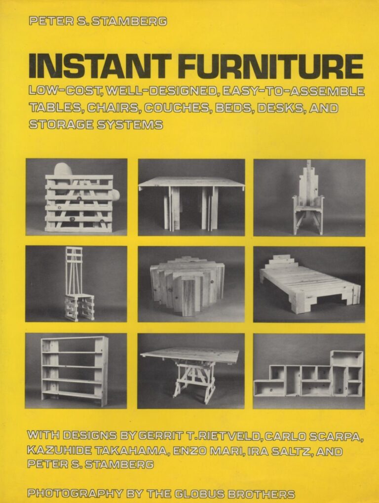 Peter Stamberg instant furniture DIY instruction design book