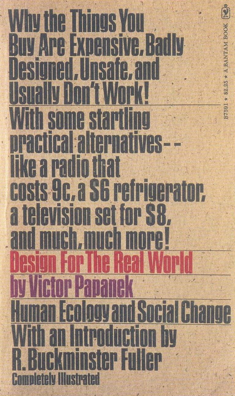 Victor papanek design for the real world book