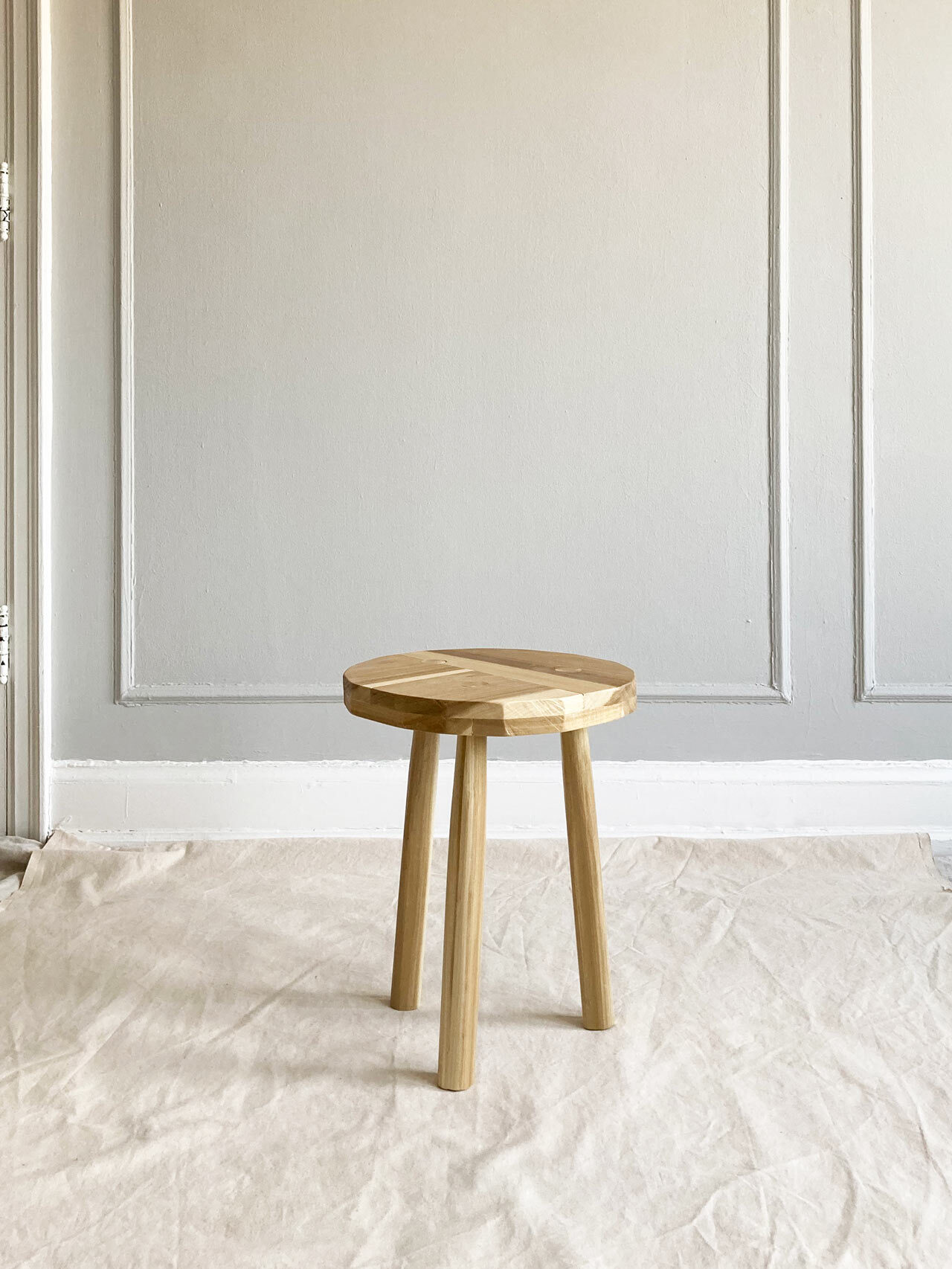 Simple Joinery Poplar Stool by Ian Anderson
